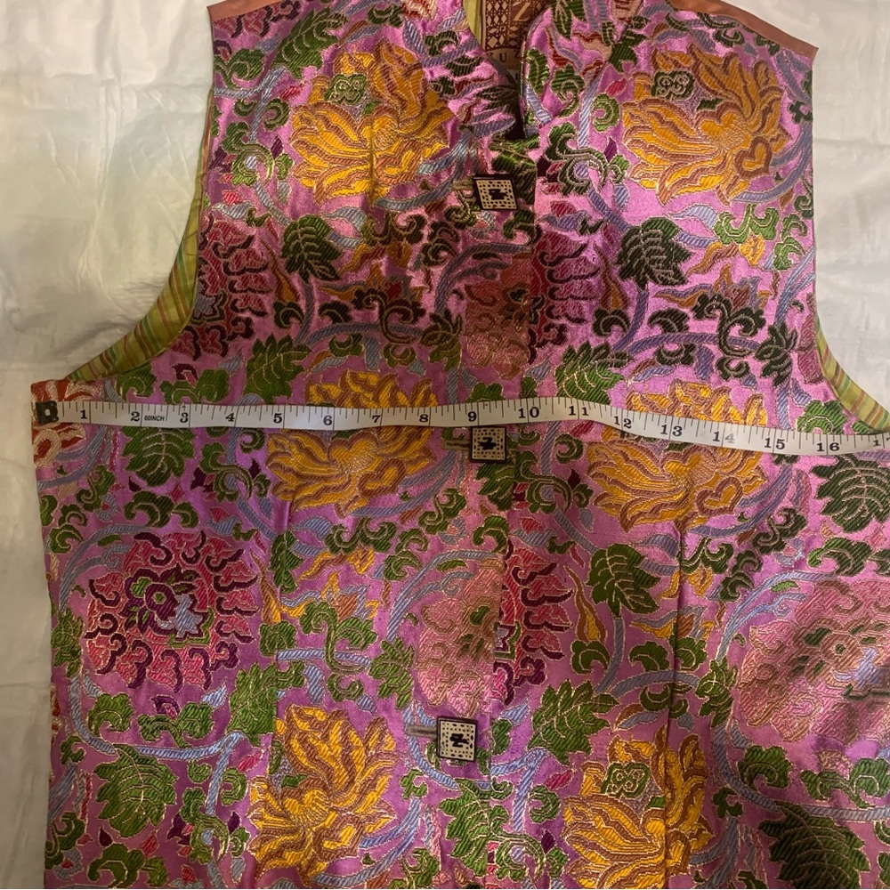 Runway 💕💕  Silk Zuzka Fabricology New York Vest, Lg 💕💕 - Picture 11 of 11